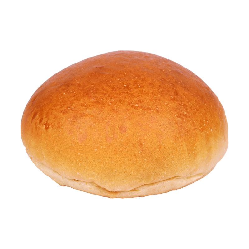 Heller Burger Bun mit glatter, glänzender Oberfläche